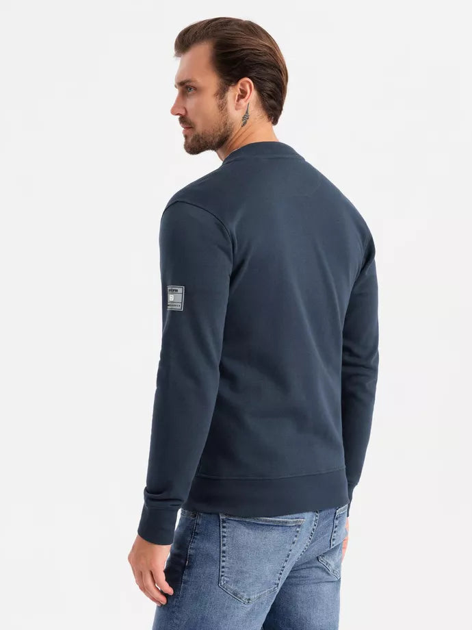 Men's dark blue sweater Korn