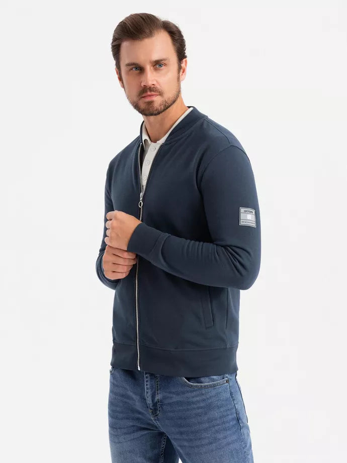 Men's dark blue sweater Korn