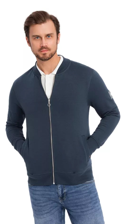 Men's dark blue sweater Korn