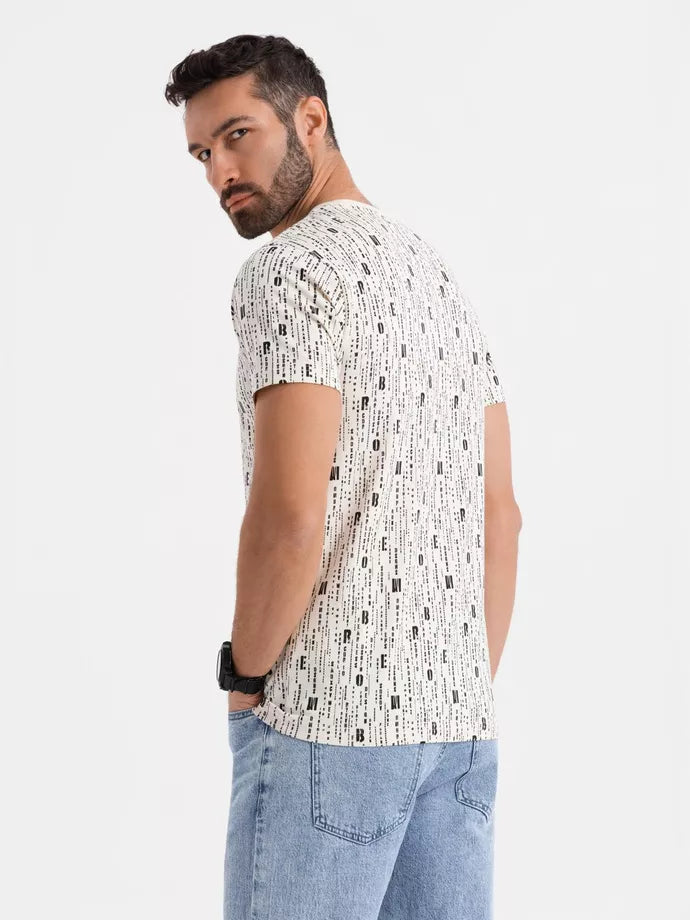 Men's white T-shirt Authentic