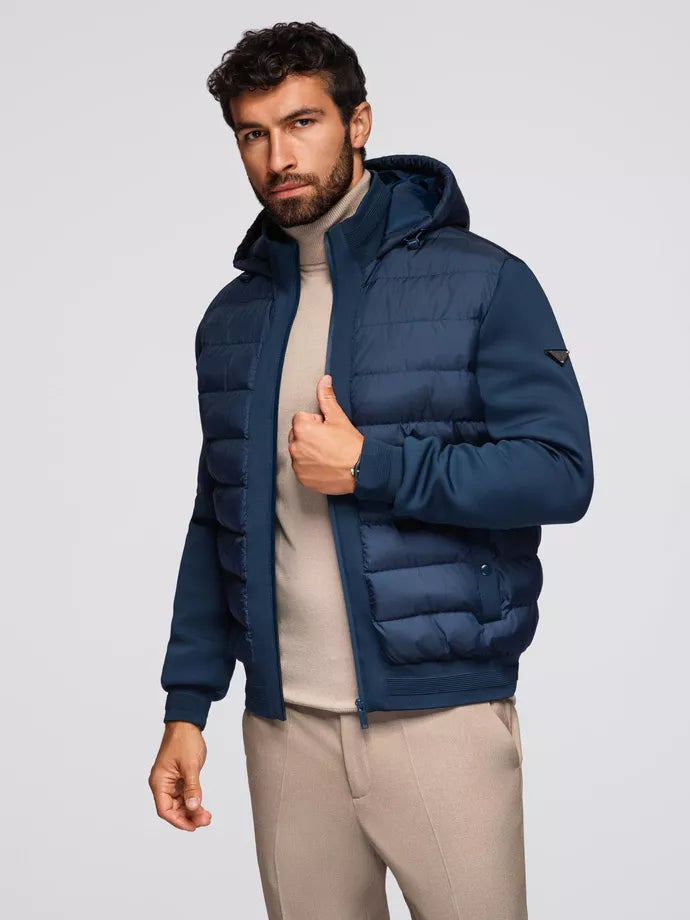 Men's dark blue jacket Marly