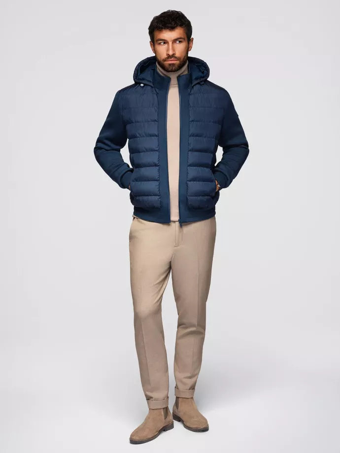 Men's dark blue jacket Marly