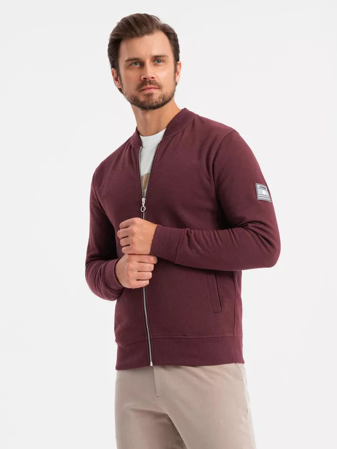 Men's burgundy sweater Korn