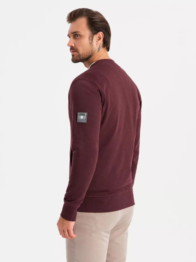 Men's burgundy sweater Korn