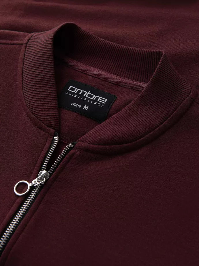 Men's burgundy sweater Korn