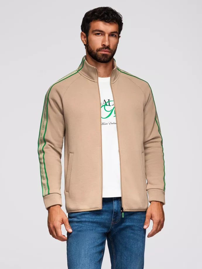 Men's light brown Performance sweater