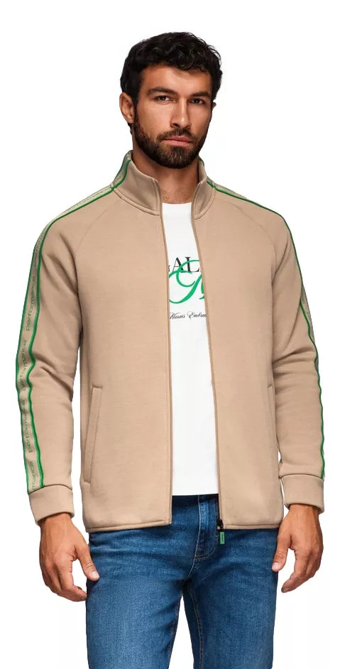 Men's light brown Performance sweater