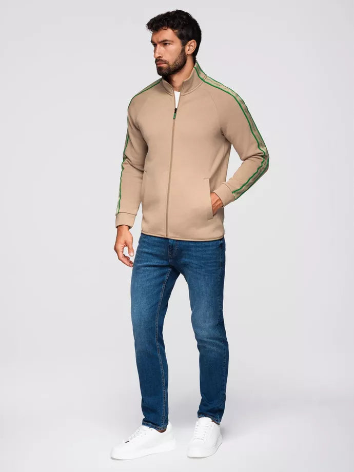 Men's light brown Performance sweater