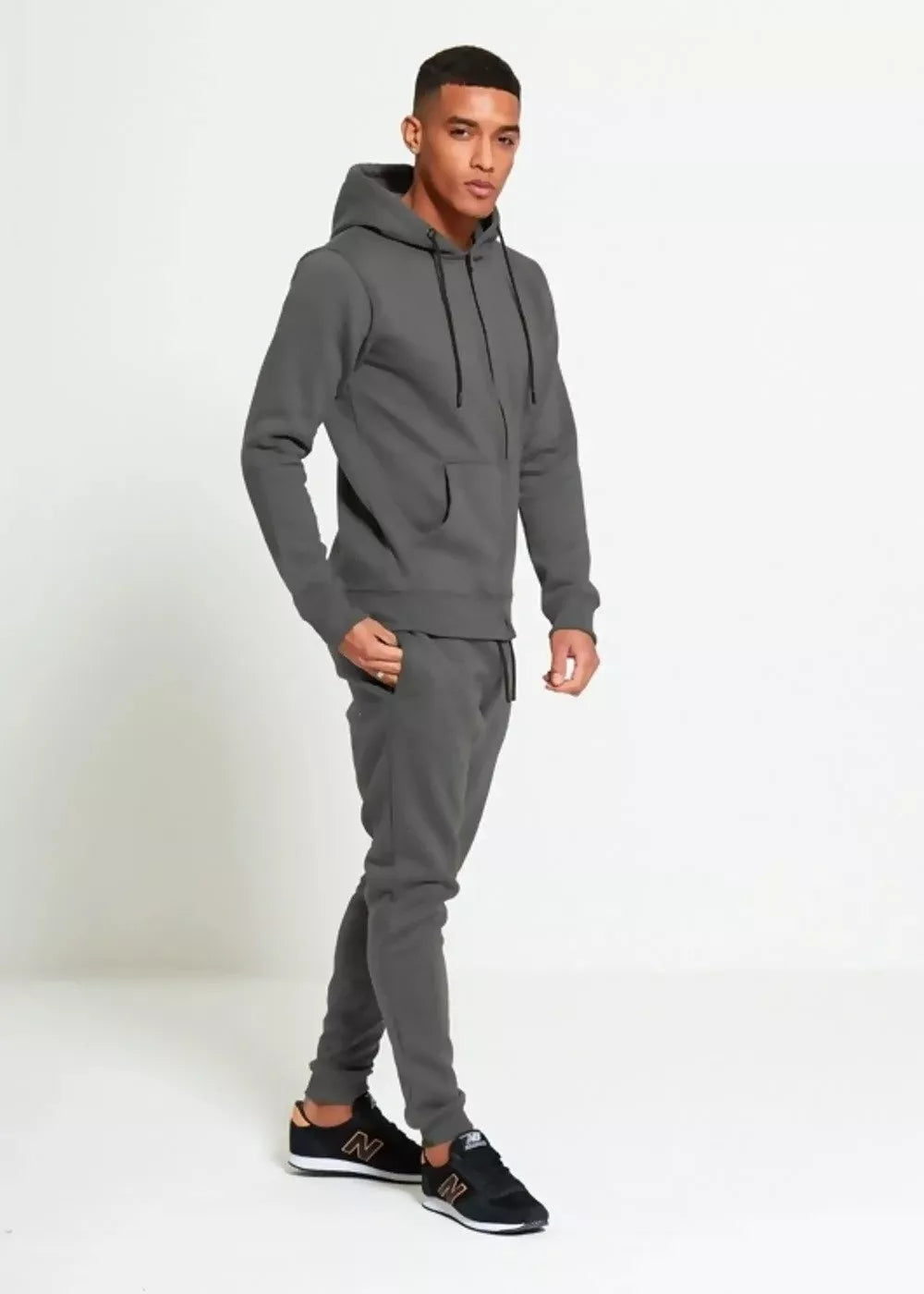 Men's grey zip-up tracksuit Jake