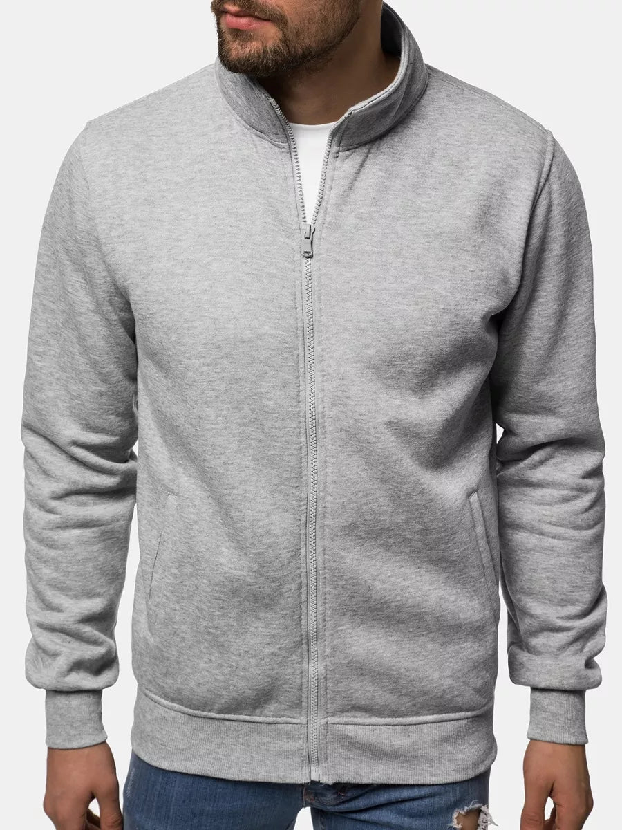 Light gray men's sweater Silon