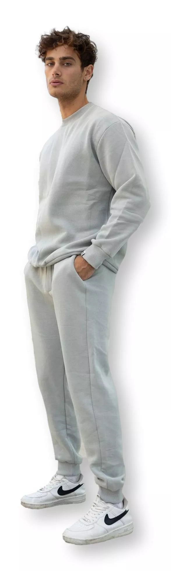 Light gray men's suit Lipo