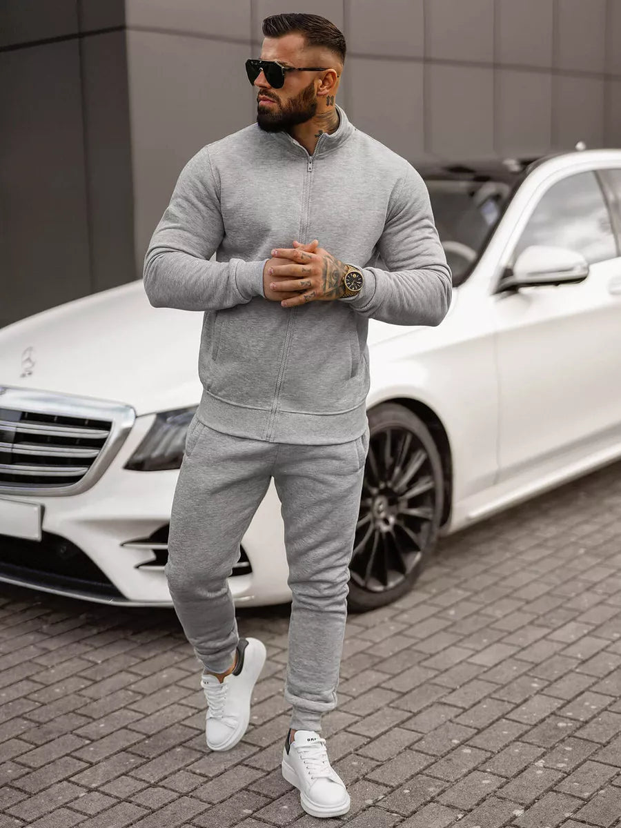 Light gray men's tracksuit Armin