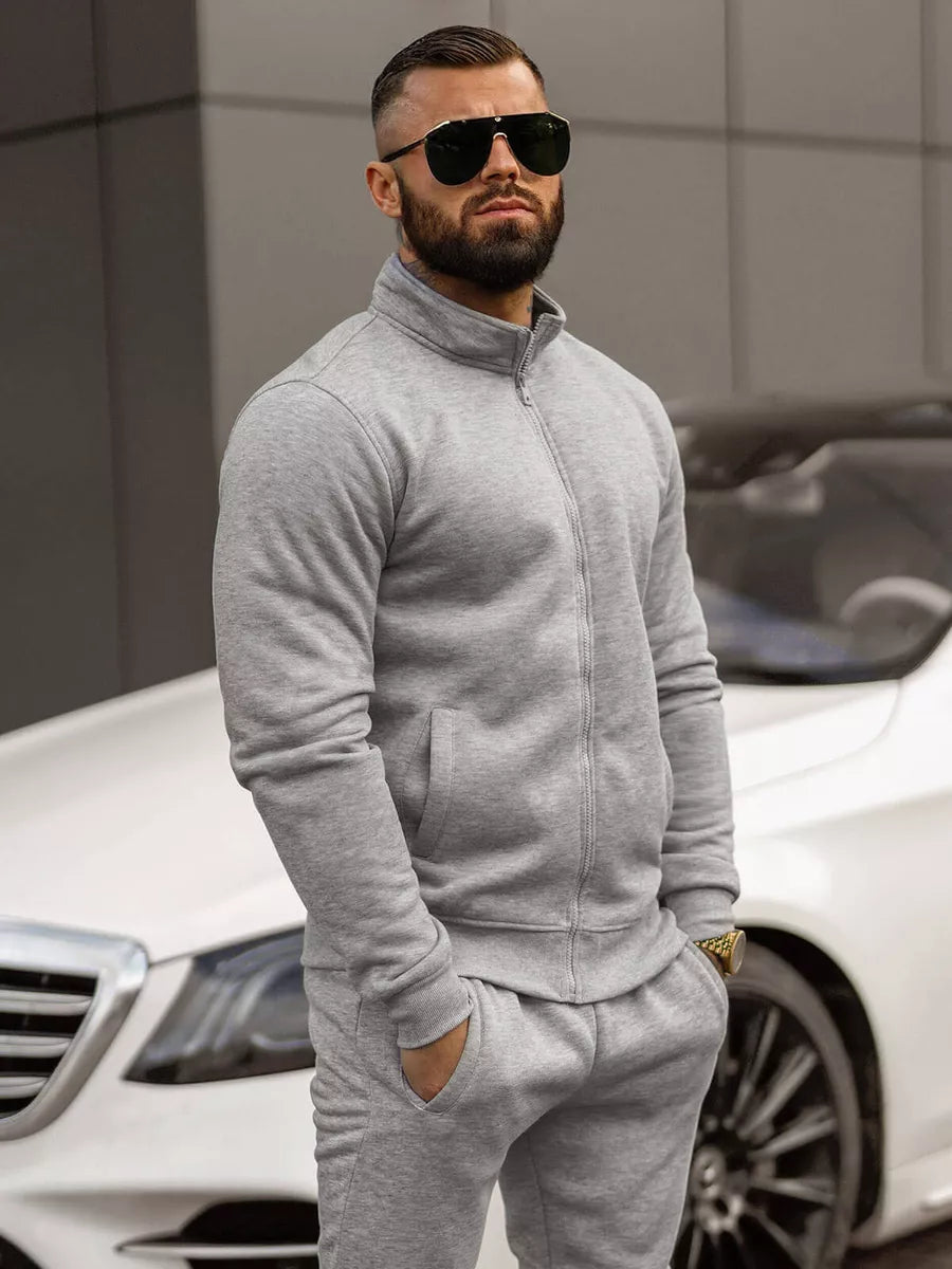 Light gray men's tracksuit Armin
