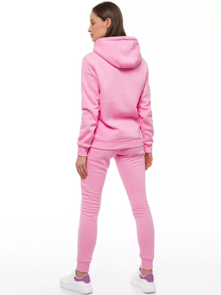Light pink women's hooded tracksuit Lithuania