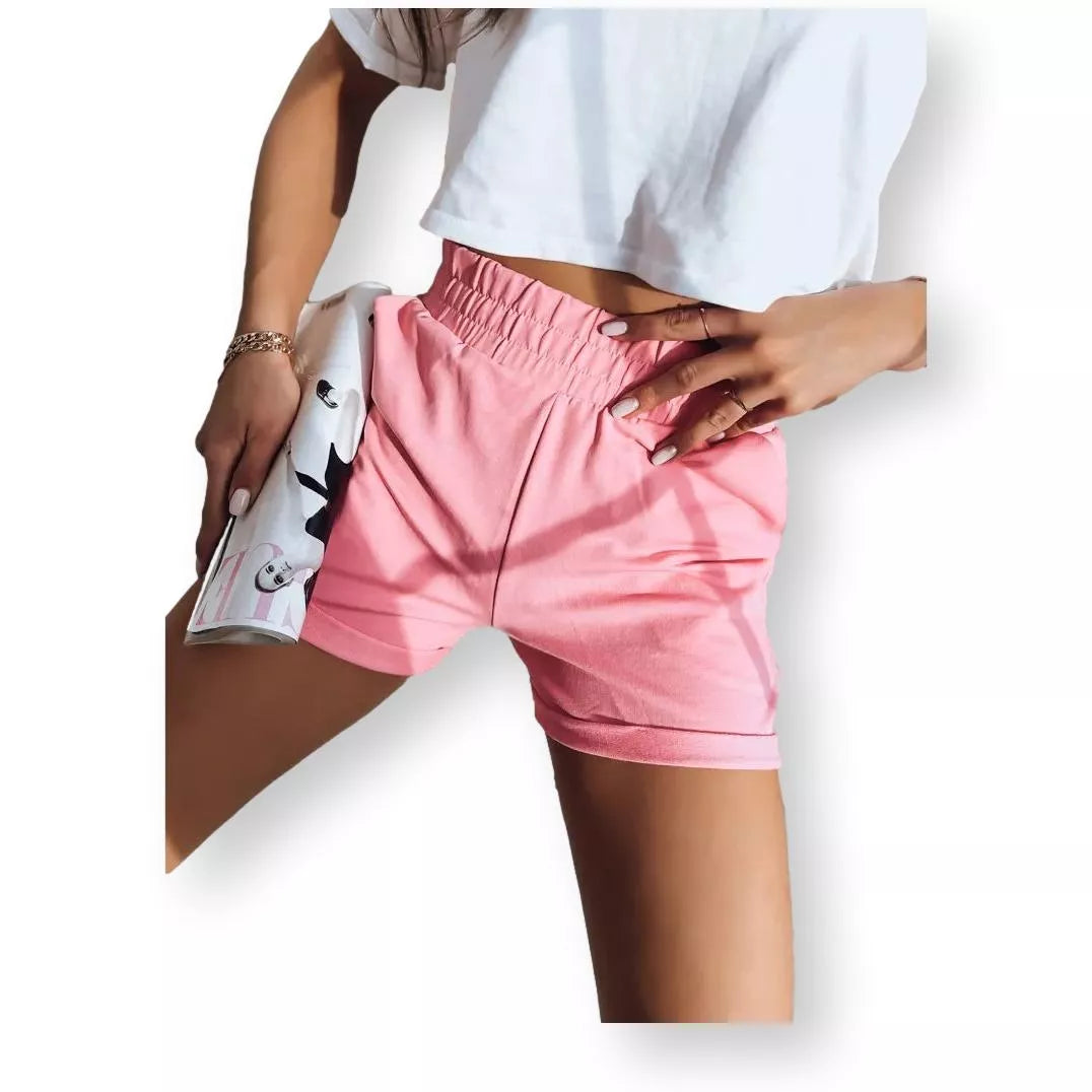 Light pink women's shorts Kikil