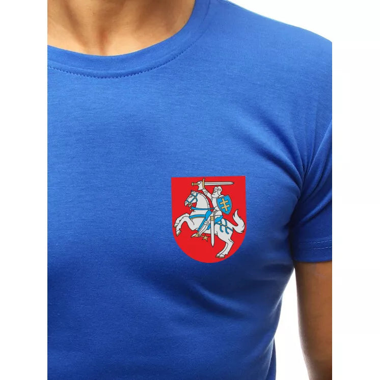 Light blue men's T-shirt Coat of Arms