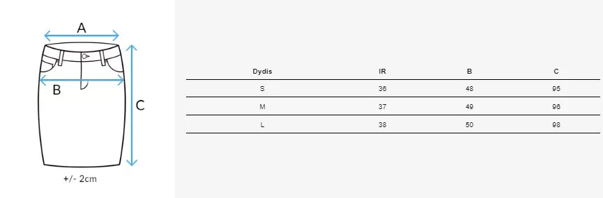 Long denim blue skirt Virton