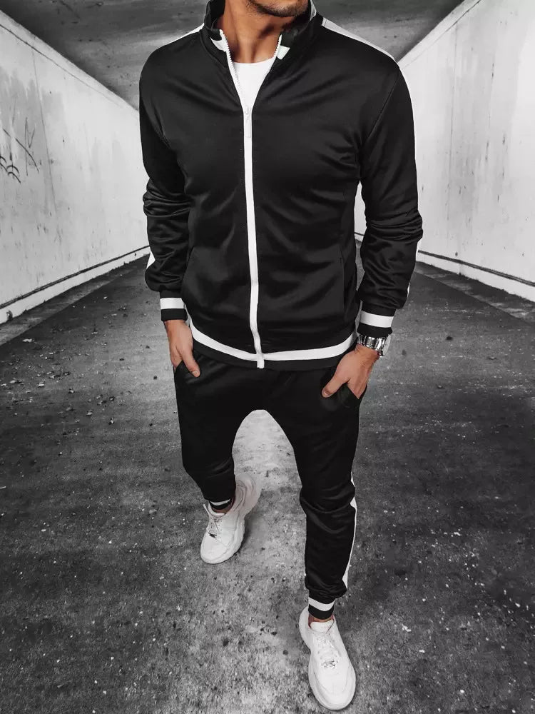 Black men's tracksuit Gialer