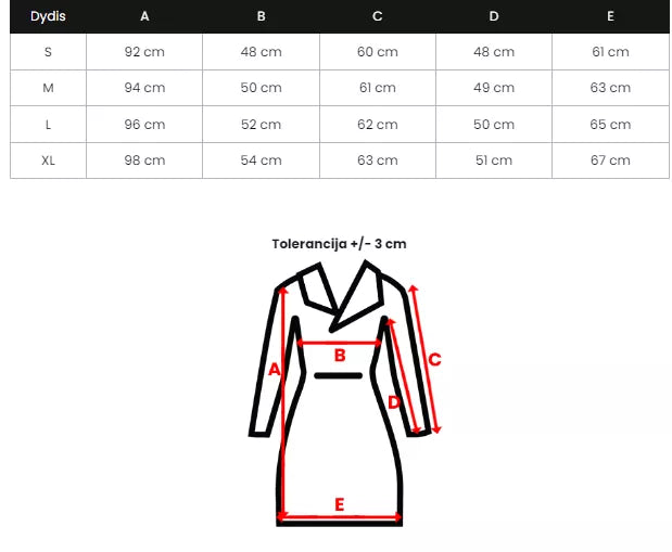 Black women's winter jacket Gintax