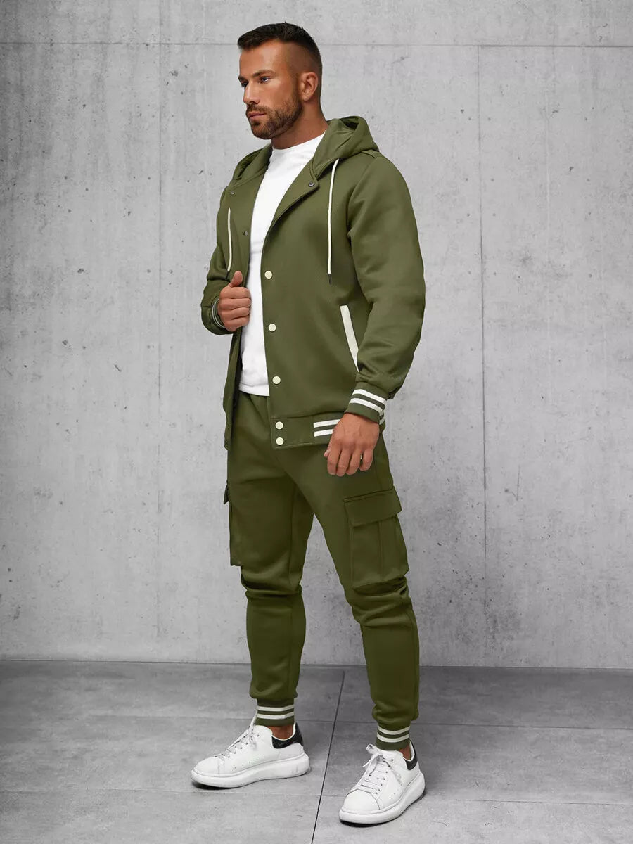 Men's khaki suit Ivan