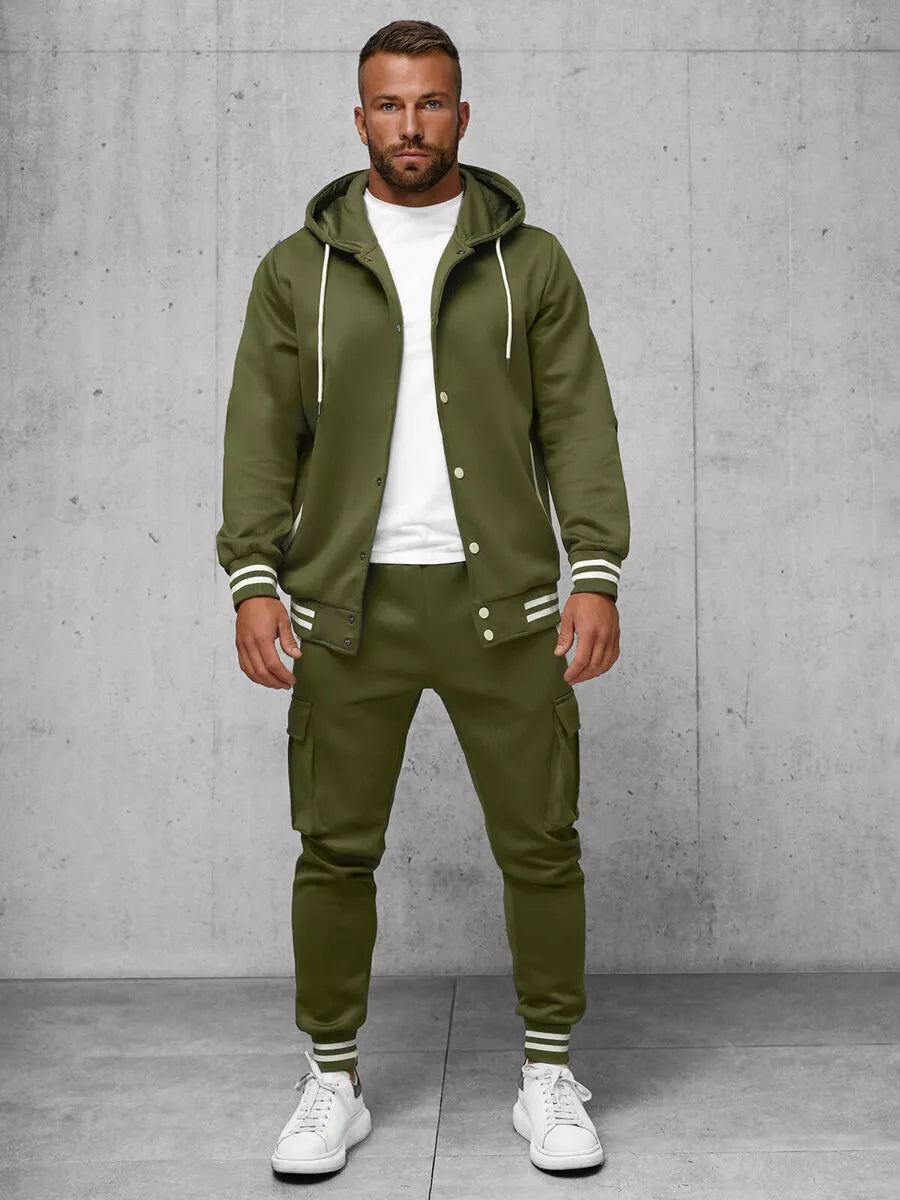 Men's khaki suit Ivan