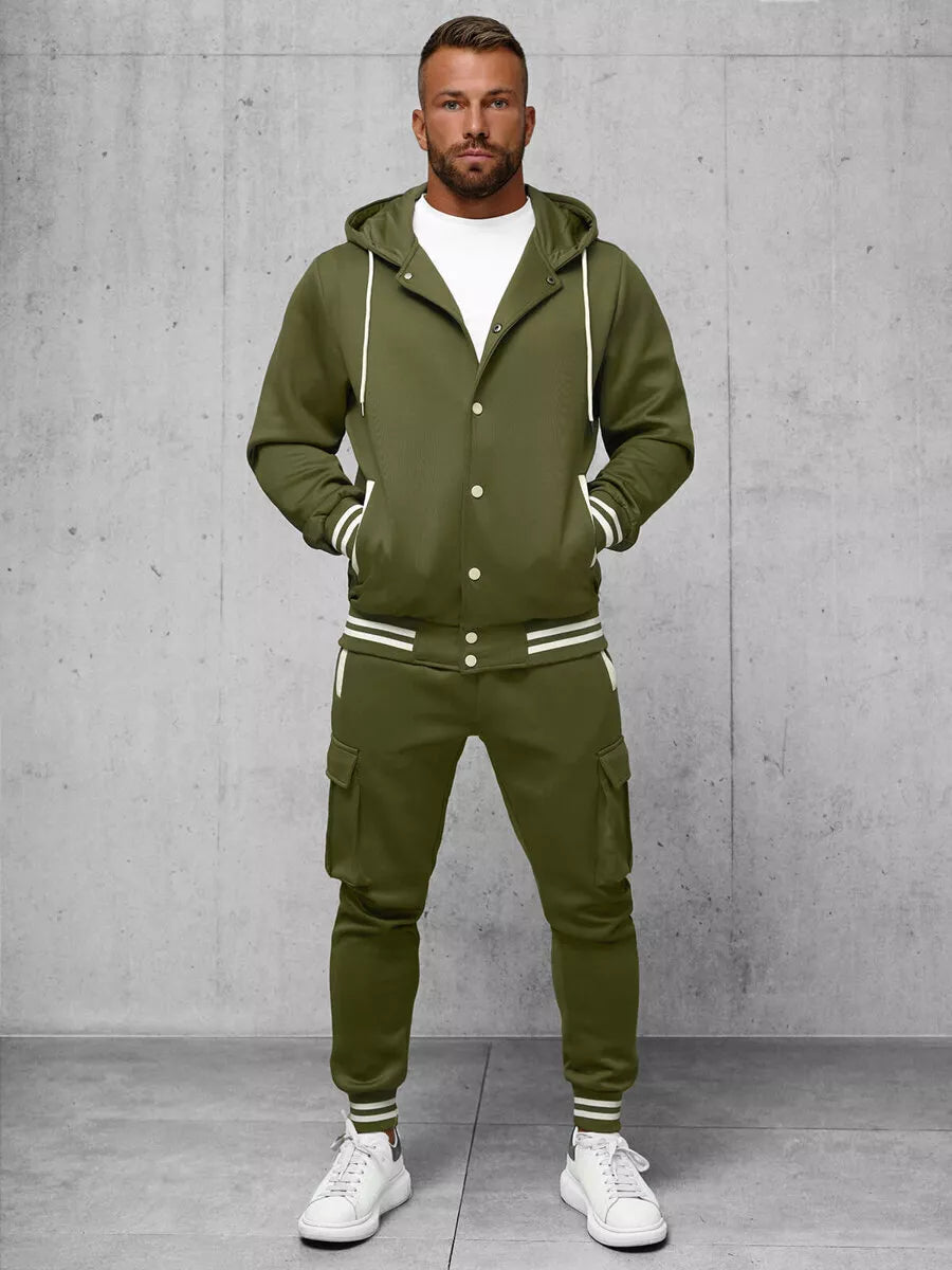 Men's khaki suit Ivan