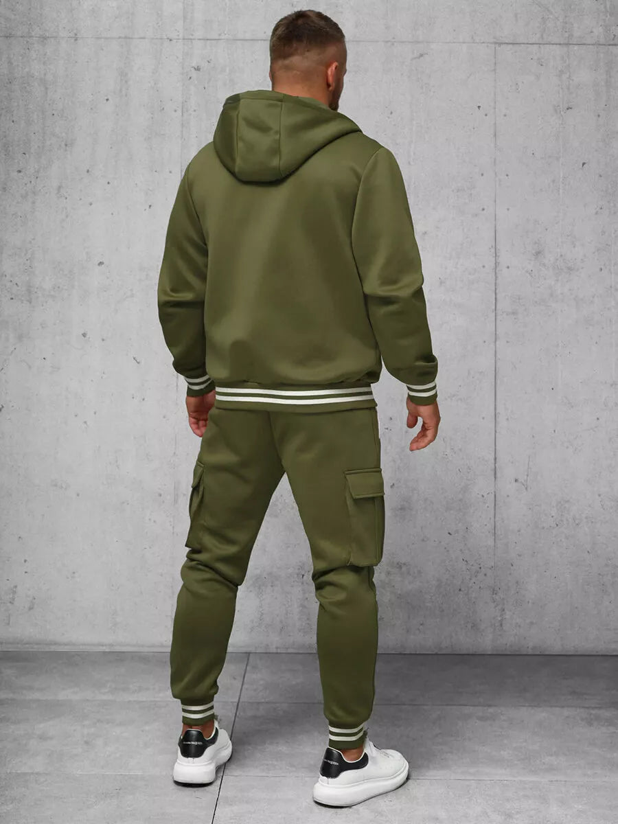 Men's khaki suit Ivan