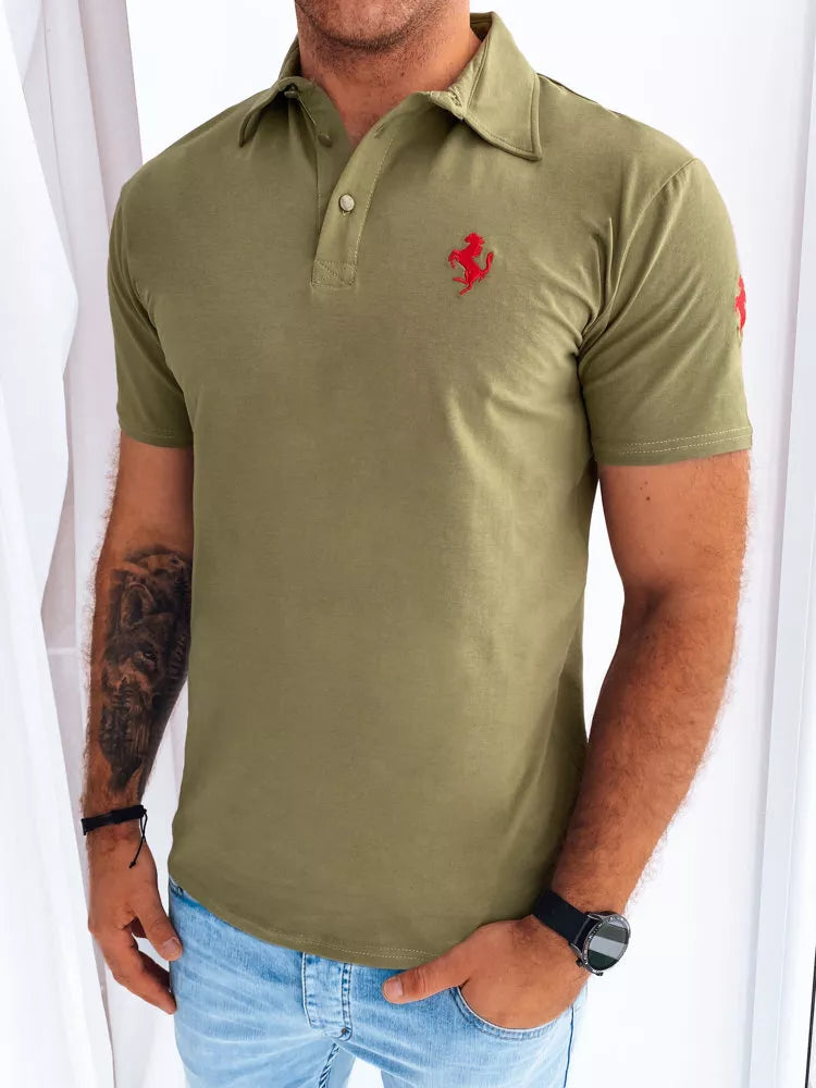 Khaki polo shirt Horen
