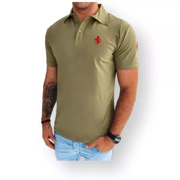 Khaki polo shirt Horen