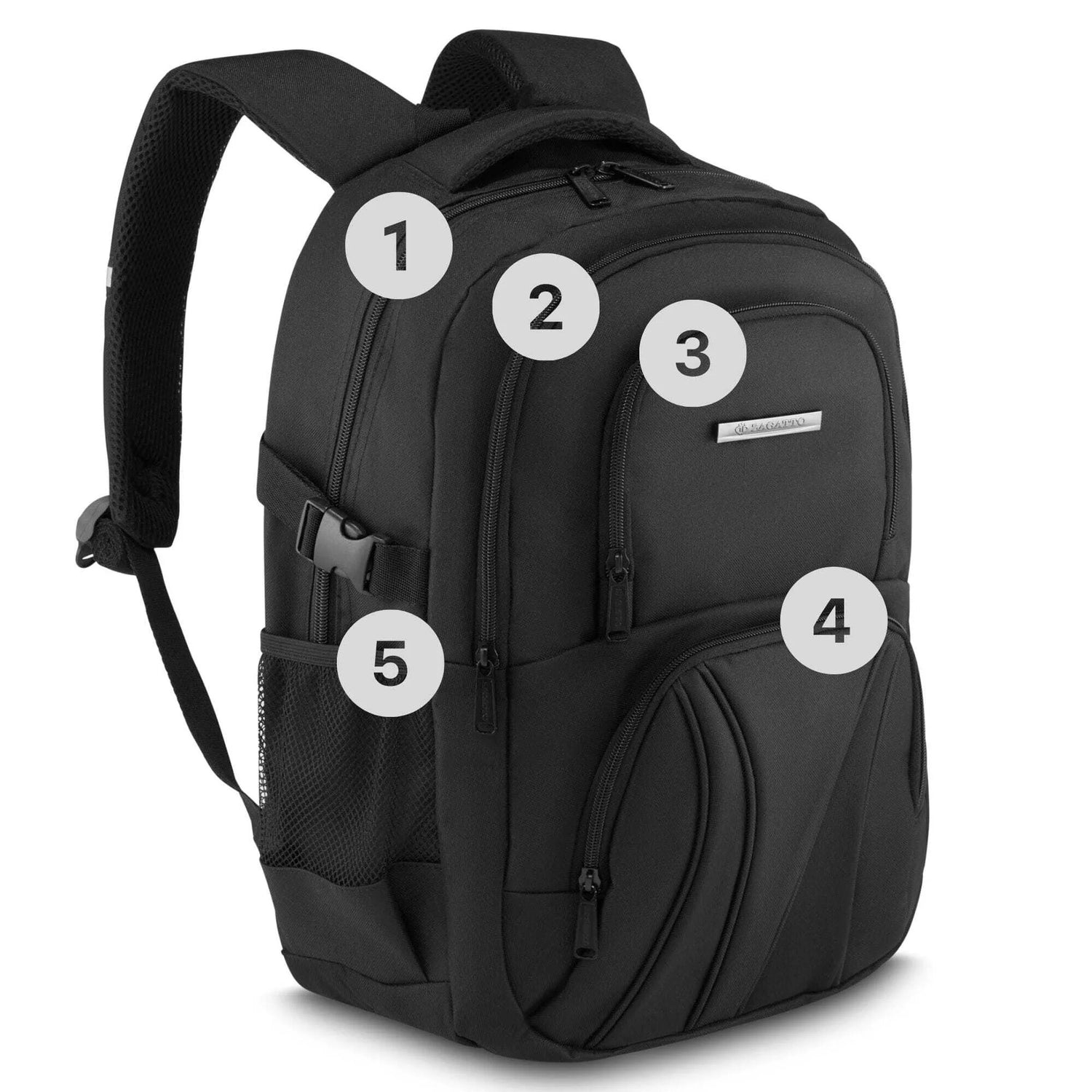 Black Harvard backpack