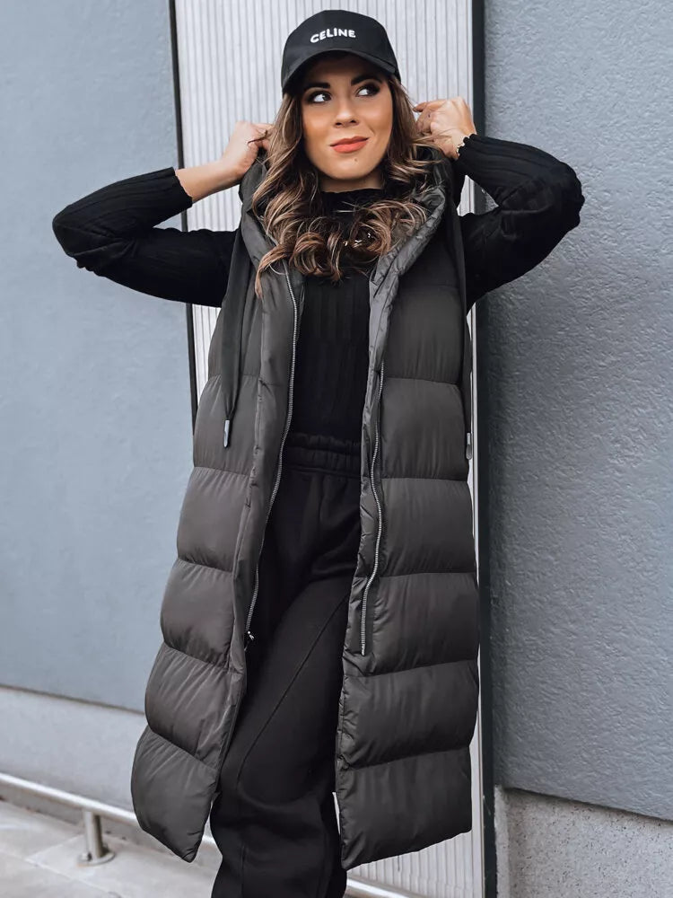 Long black vest Neki