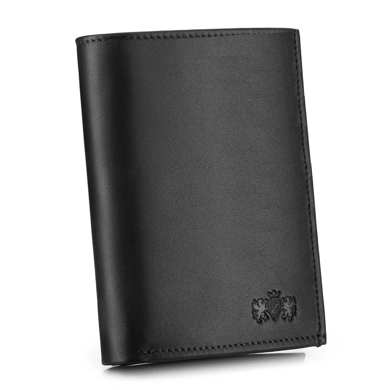 Men's wallet made of genuine leather Devin (black) 
