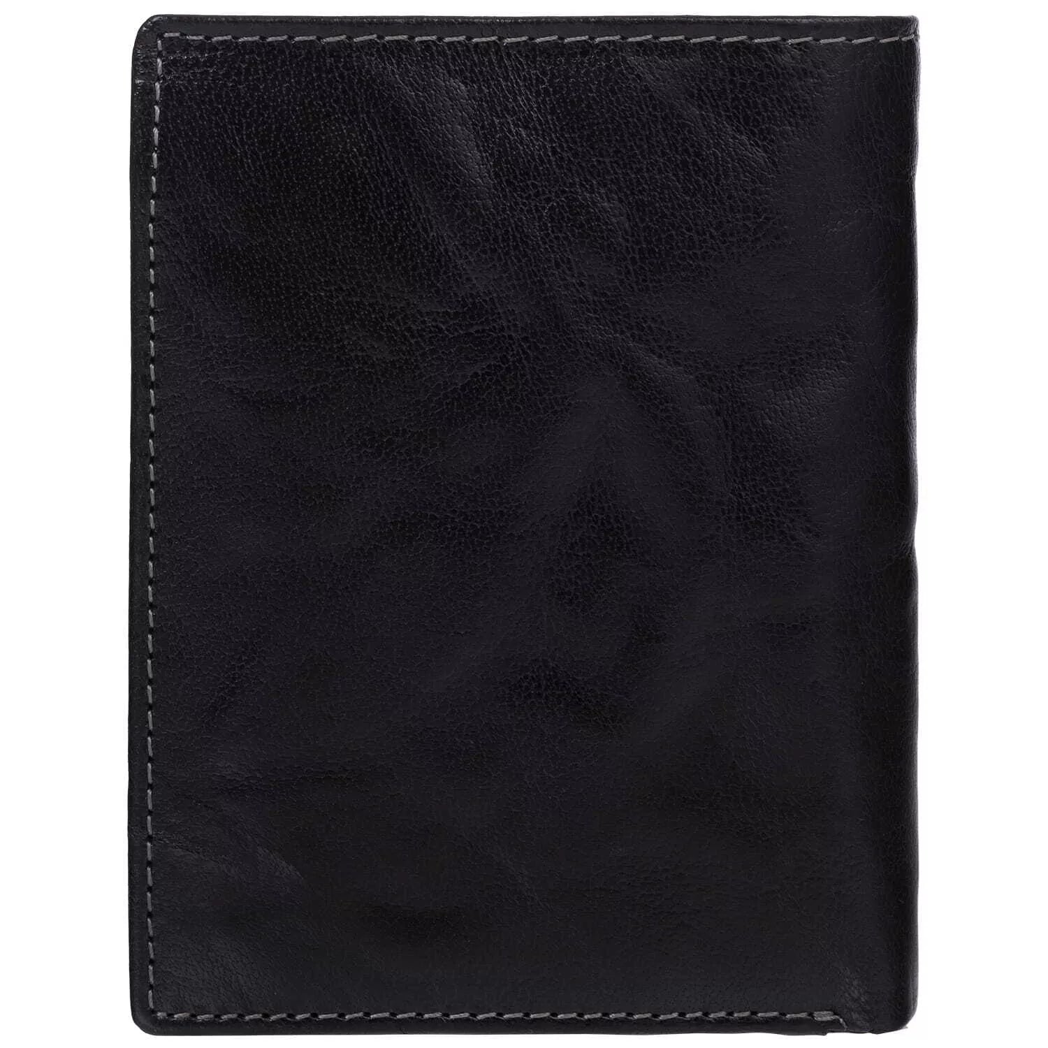 Men's wallet made of genuine leather Timok (black)