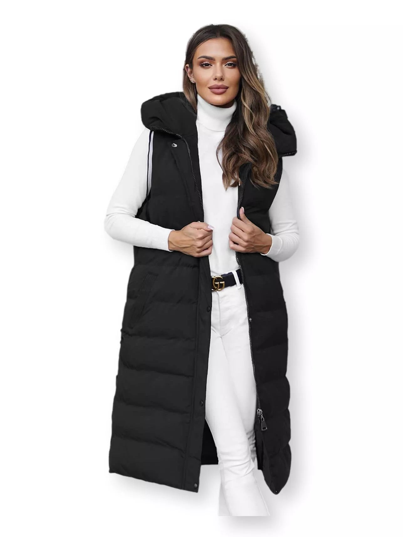Black long vest Apter