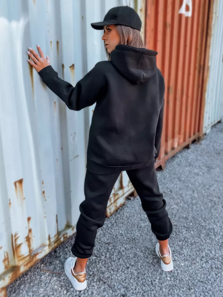 Black women's suit, Milan.