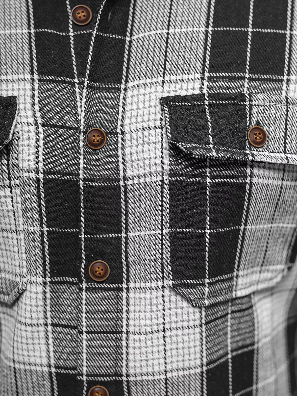 Black flannel shirt Nater