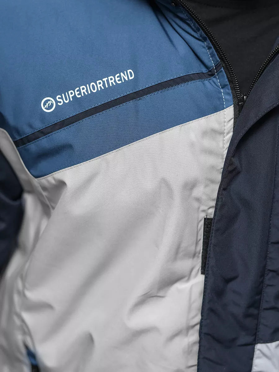 Grey - navy blue jacket Reker