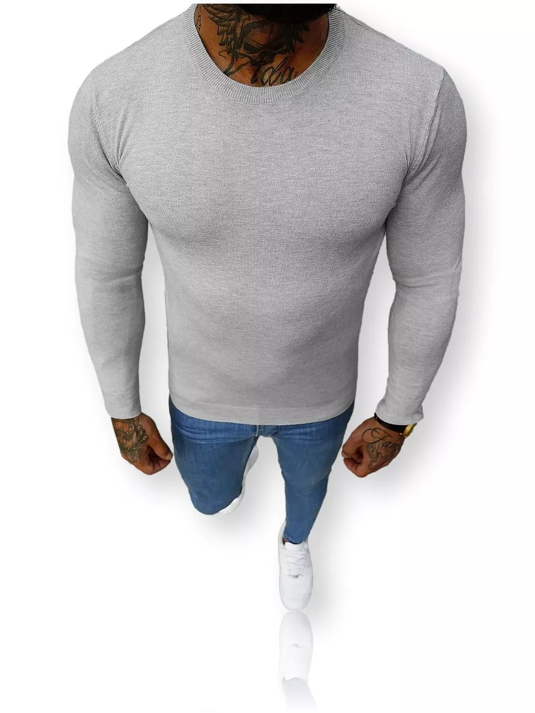 Gray sweater for men Zadal