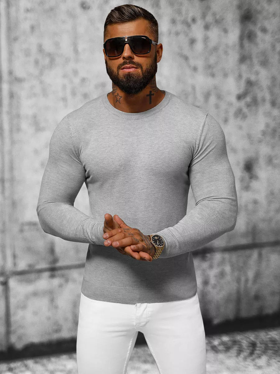 Gray sweater for men Zadal