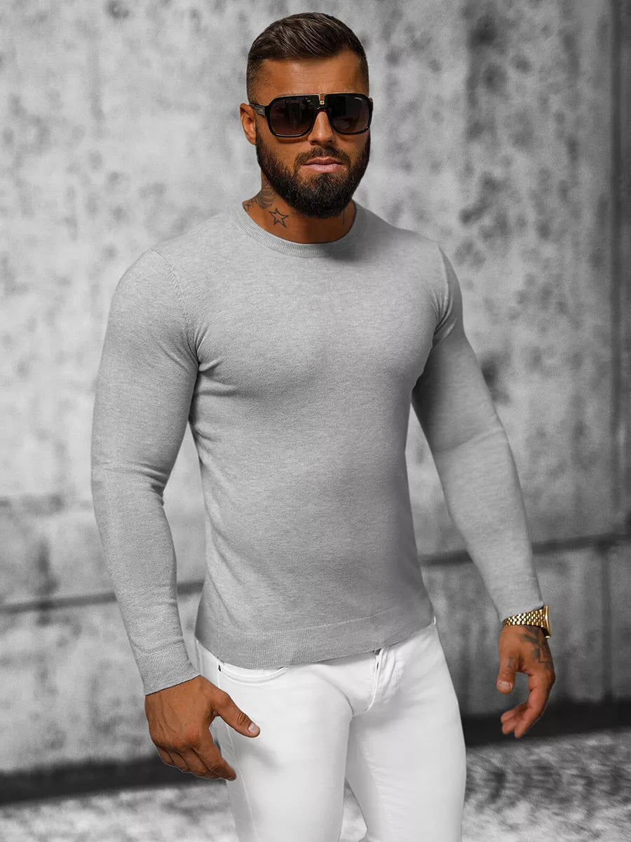 Gray sweater for men Zadal