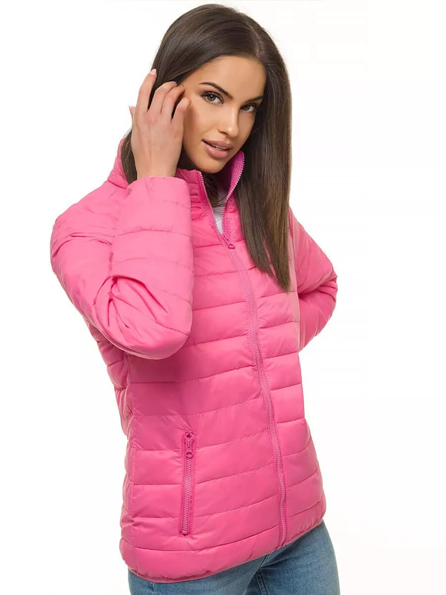 Pink women's spring jacket Asek