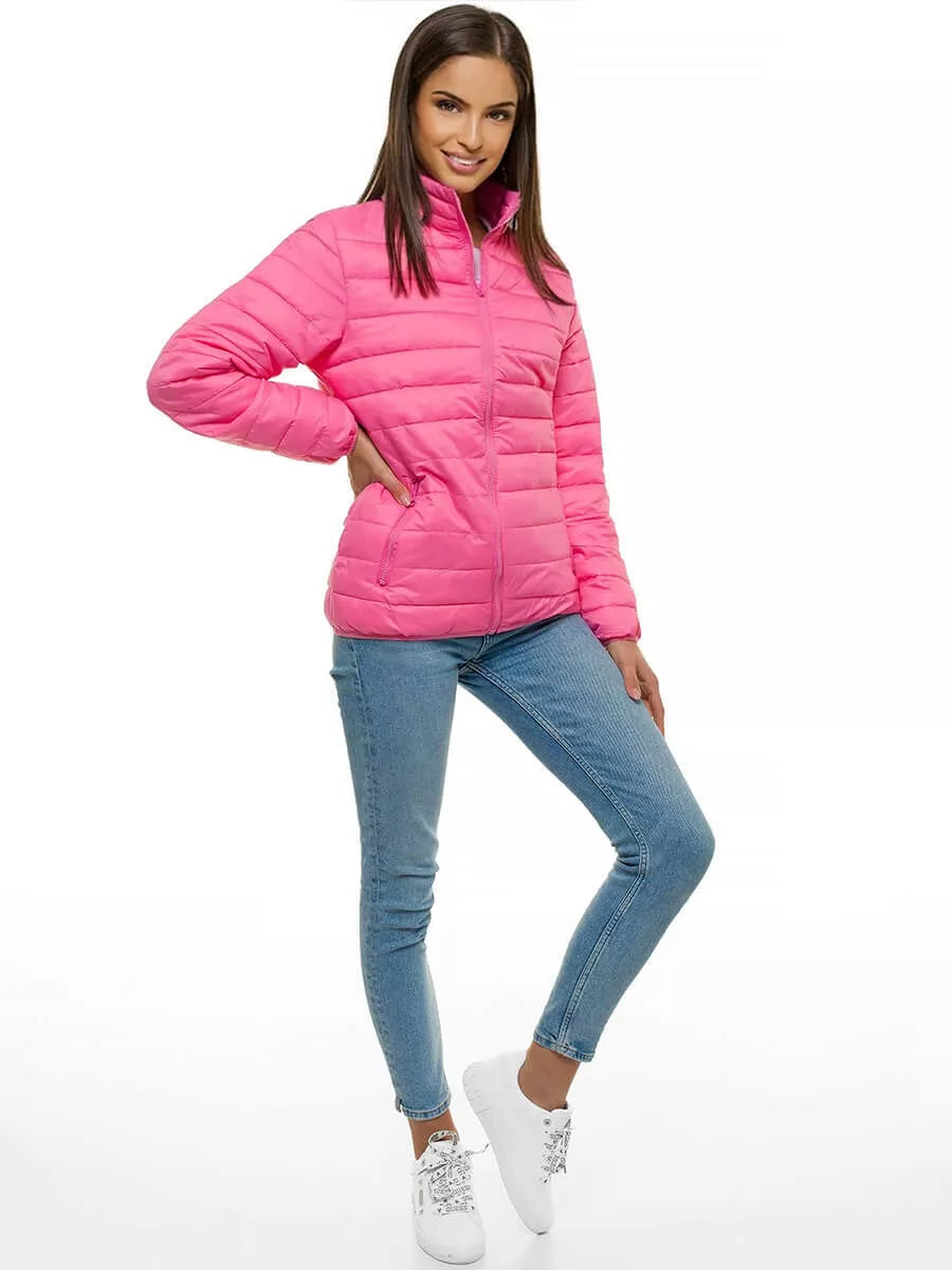 Pink women's spring jacket Asek