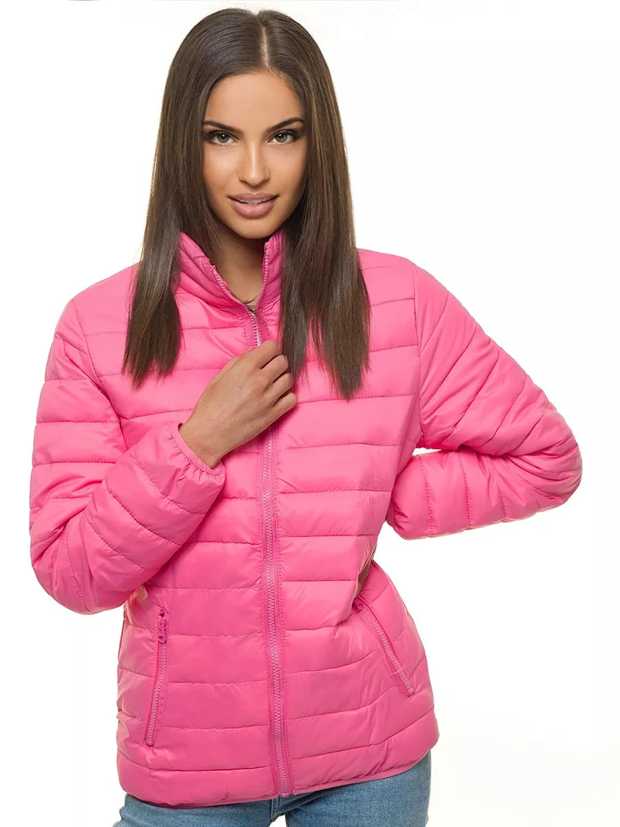 Pink women's spring jacket Asek