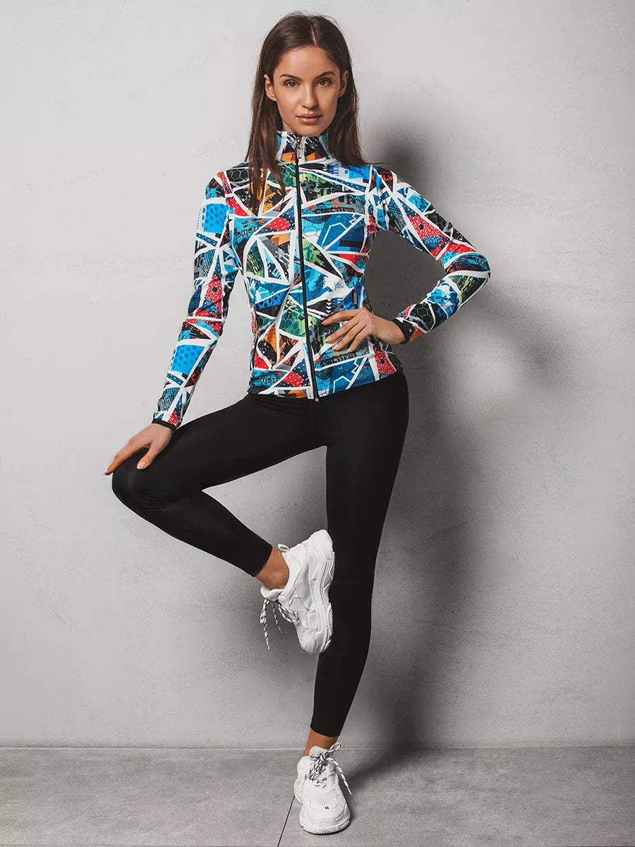 Women's two-piece tracksuit, gray, Zora.