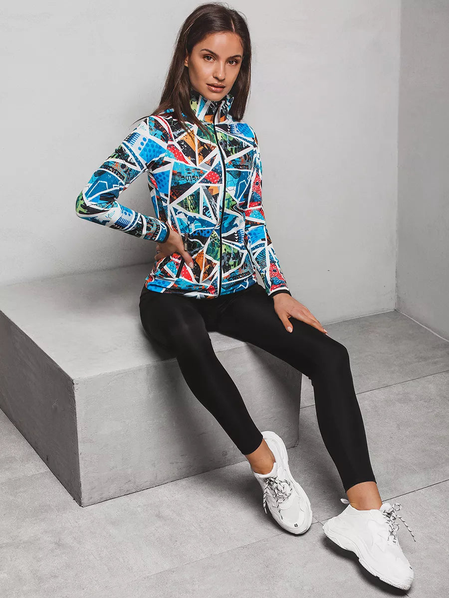 Women's two-piece tracksuit, gray, Zora.