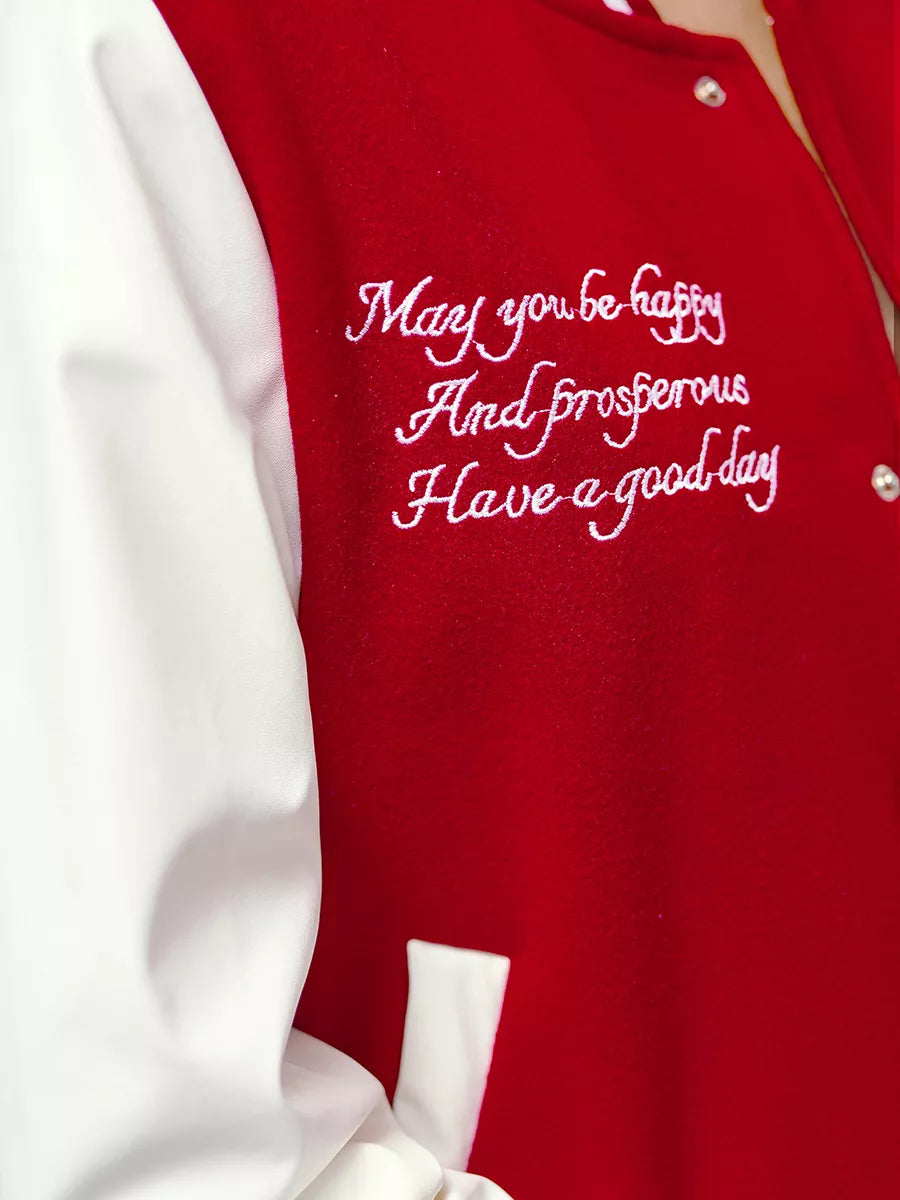 Women's red jacket Heral