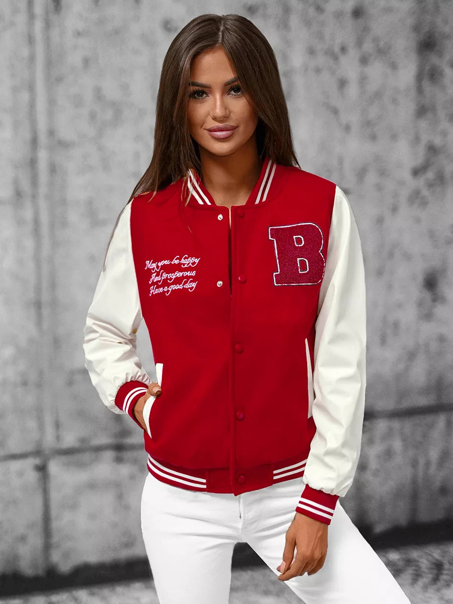 Women's red jacket Heral
