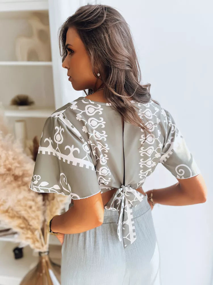 Women's top khaki Aster