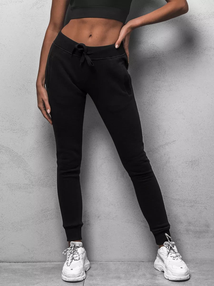 Women's black casual pants Flor
