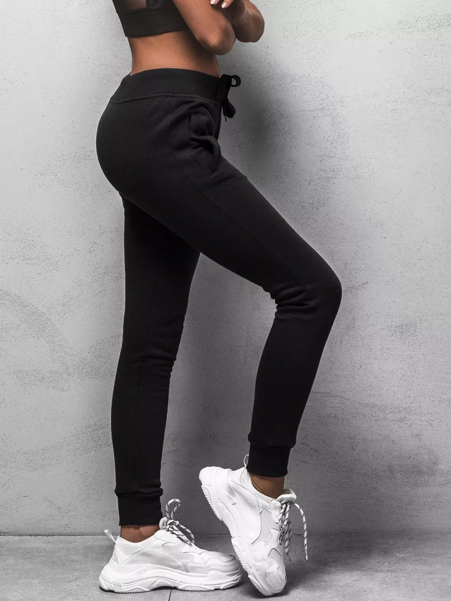 Women's black casual pants Flor